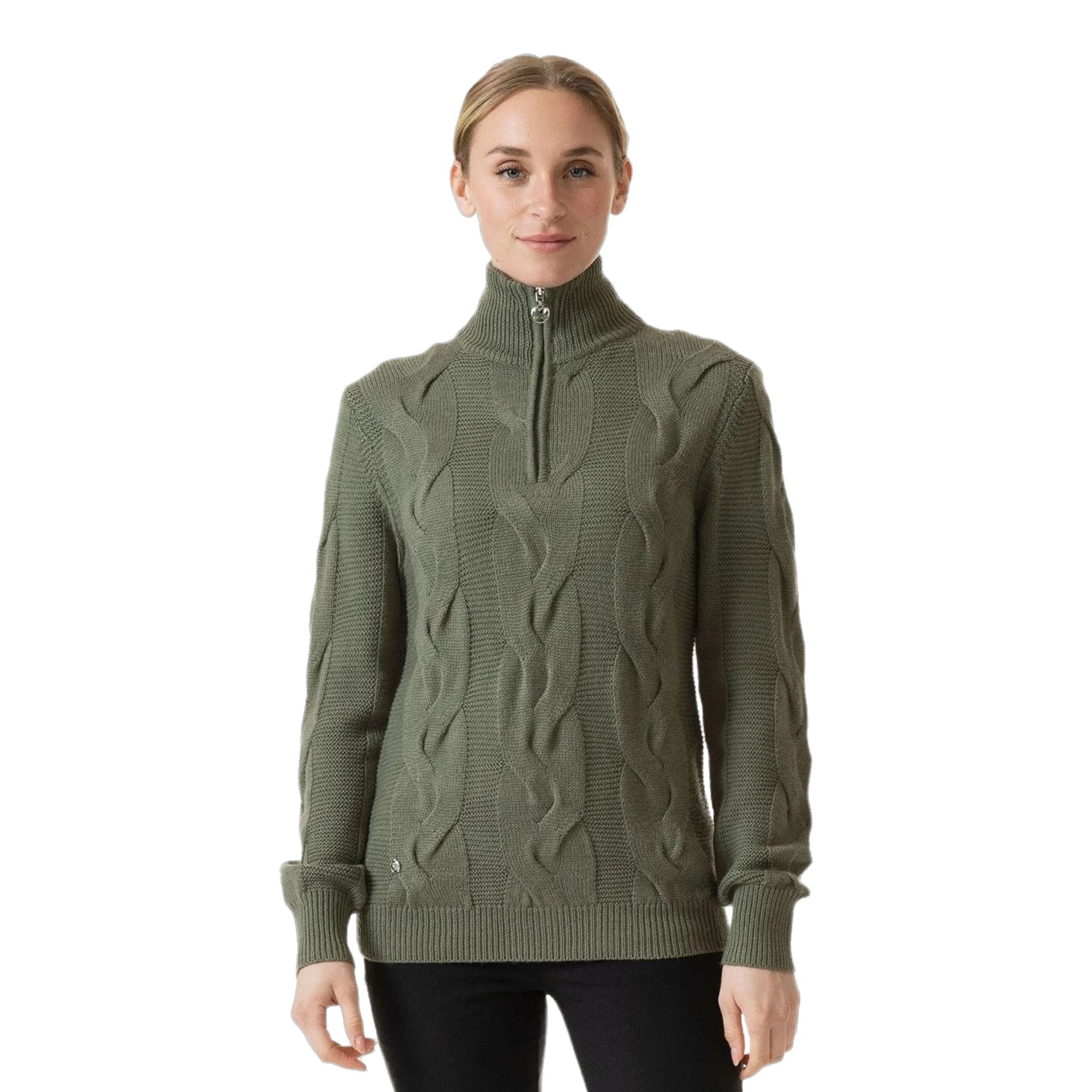 Daily Sports Addie Golf Pullover Fodera Manica Lunga Muschio Donna