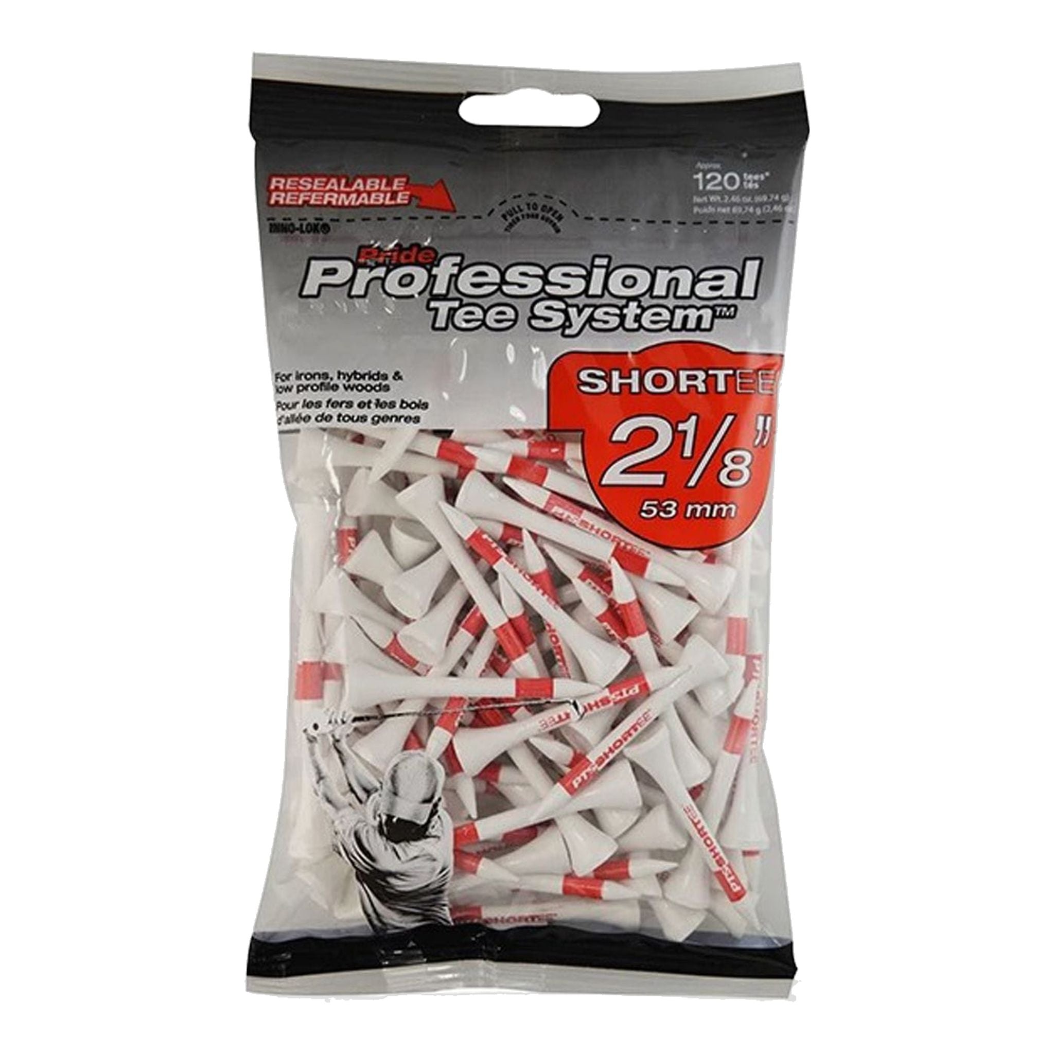 Pride PTS 2 1/8" [120T] Rosso/Bianco